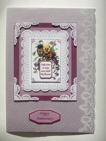 Pansies and Lace by Ruth Walters