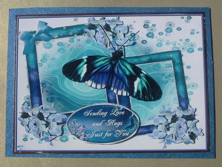 Butterfly Quick Card Front by Ruth Walters