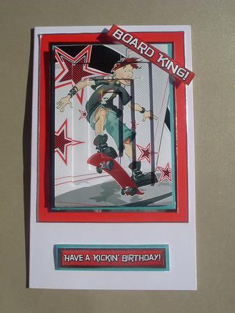 Skater Dude Inverted Pyramid. by Ruth Walters