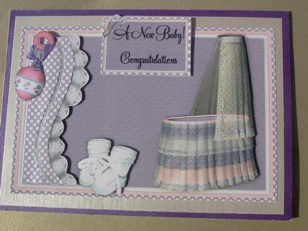 New Baby Boy or Girl Card by Ruth Walters