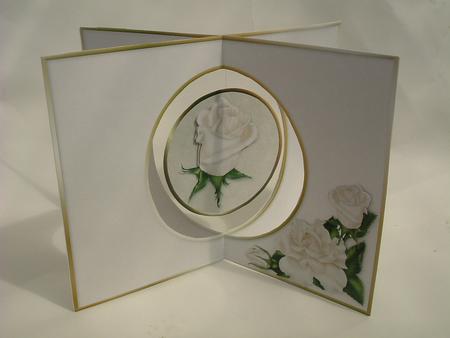 Ivory Roses Side Spinner Kit by Ruth Walters