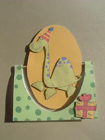 Green Spotty Dinosaur Spinner by Ruth Walters