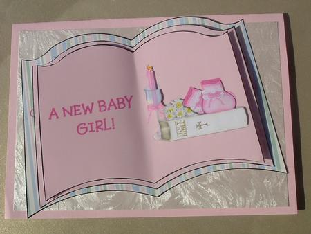 New Baby Girl Book Sheet by Ruth Walters