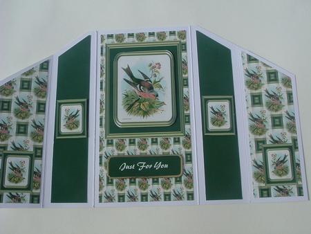 Chaffinch Bird Theatre Fold Card by Ruth Walters