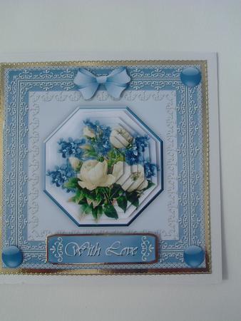 Roses, Violets 'n Lace 3 by Ruth Walters