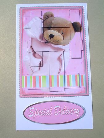 Intertwined Pyramid Special Delivery It's a Girl by Ruth Walters