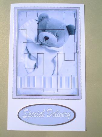 Intertwined Pyramid It's a Boy by Ruth Walters