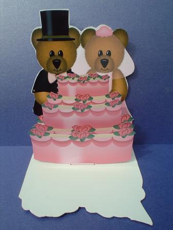 Wedding Bear Pop-up Card by Ruth Walters