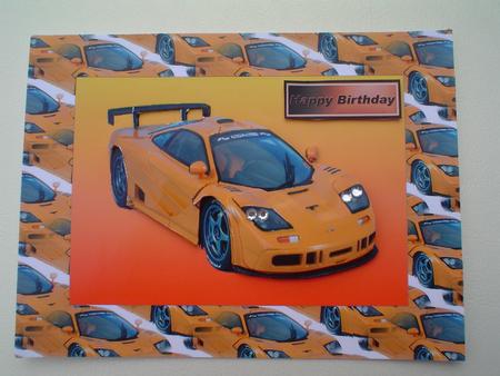 Mclaren F1 Decoupage by Ruth Walters