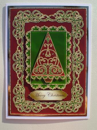 A4 "swirly Christmas" 1 by Ruth Walters