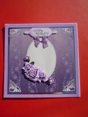 Special Occasion Card 3D Decoupage Card by Ruth Walters