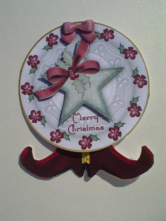 Christmas Star Plate Sheet by Ruth Walters