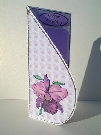Stained Glass Orchid by Ruth Walters