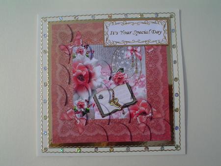 Wedding Scalloped Corner Stacker by Ruth Walters