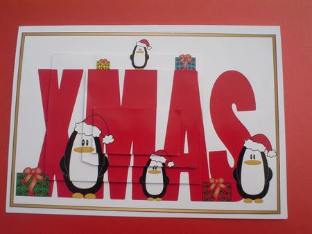 Christmas Penguins Pyramid by Ruth Walters