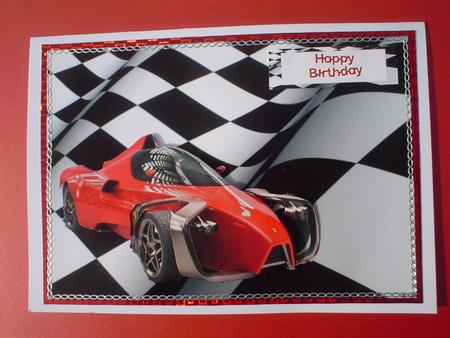 Concept Formula 1 Decoupage by Ruth Walters