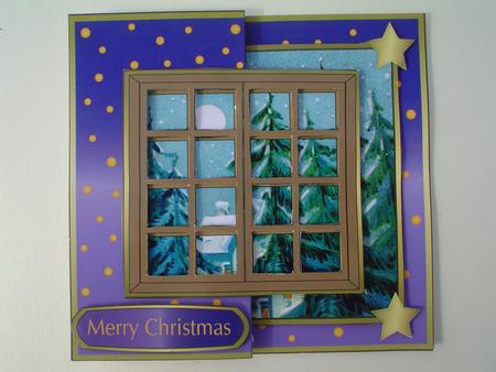 Christmas Scene and Window Fold Back 10 by Ruth Walters