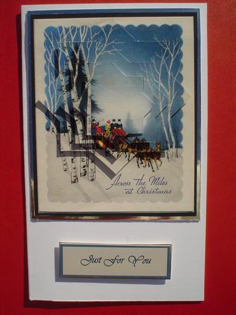Vintage Winter Coach by Ruth Walters