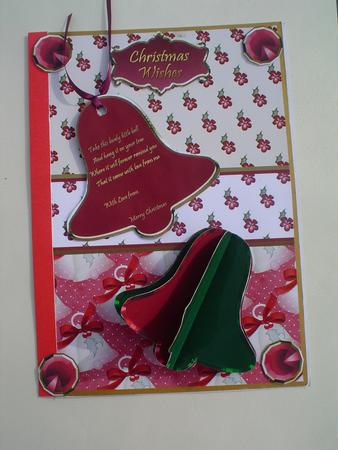 3D Bell Tree Decoration A4 Card Kit by Ruth Walters