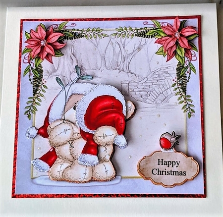 300dpi 6x6ins topper & decoupage- Happy Christmas Mum & Dad, Daughter & Son-in-law, Son & Daughter-in-law Featured Gallery Photo