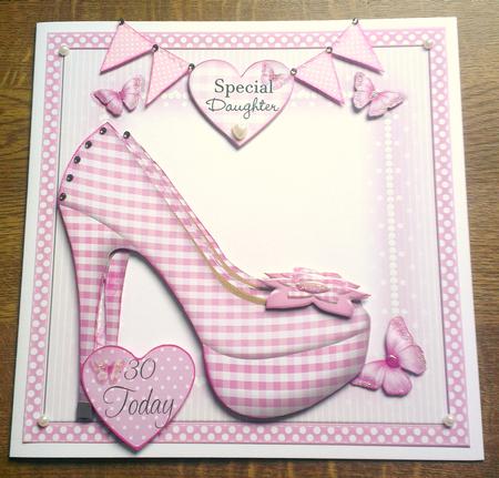 Pink Gingham Shoes Mini Kit by S Norris