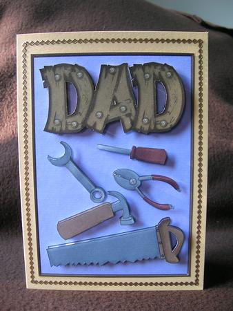 Dads Tools Quick Card by Sabrina Eeles