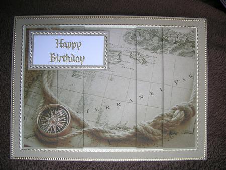 Old Compass & Map Side Stacker, Ideal for the Men by Sabrina Eeles
