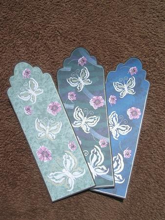 Elegant Butterfly Bookmarks (set 1) by Sabrina Eeles