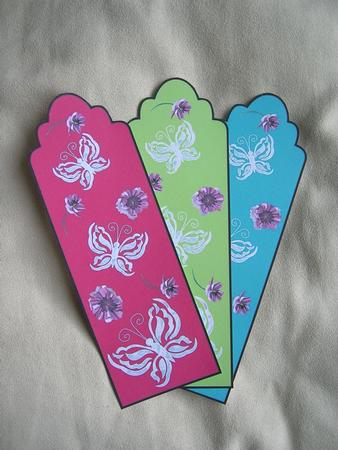 Elegant Butterfly Bookmarks (set 3) by Sabrina Eeles
