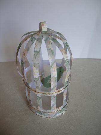 Birdcage Cream Floral by Sabrina Eeles
