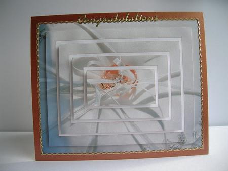 Wedding Rings Tied on a Pillow Concentric Pyramid by Sabrina Eeles