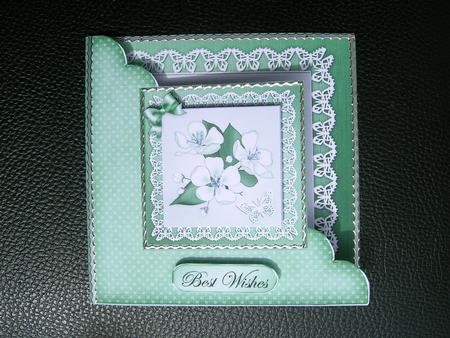 Apple Blossom Cut and Fold Corner Card by Sabrina Eeles