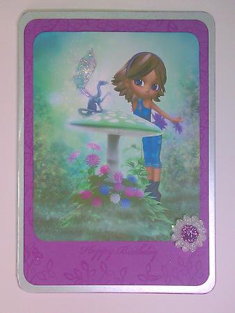 Dragon Whispers A4 Card Front by Sally Bunch