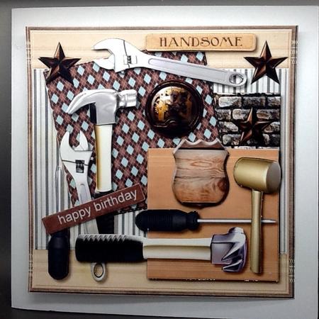 Male Card Handsome -  by Sally Dowling