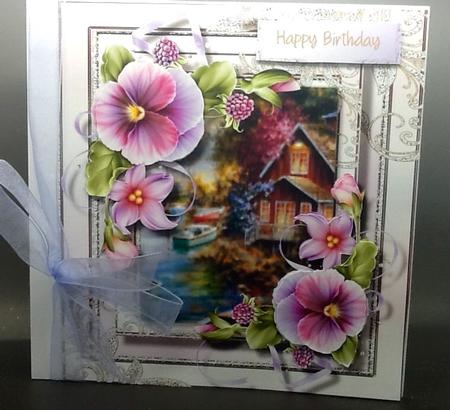 Summers End with Summer Pansy's by Sally Dowling
