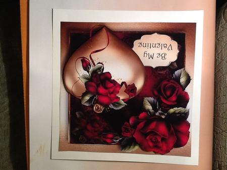 Hearts & Flowers - Red Roses by Sally Dowling