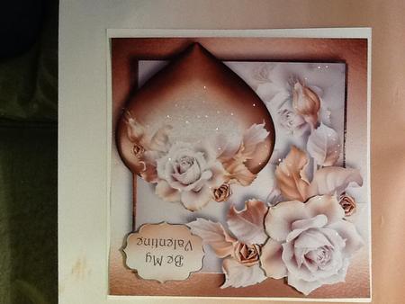 Hearts & Flowers - Ivory & Gold by Sally Dowling