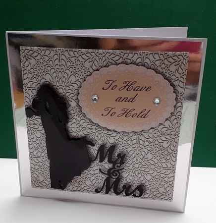 Silhouette Greetings -Wedding/Anniversary 3 by Sally Hickling