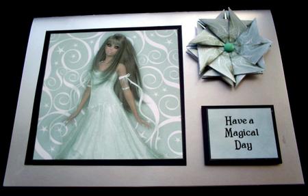 Stunning Dancer Teabag Sheet by Sally Hickling