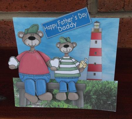 Base for Step Card - or 'tent' Card by Sally Hickling