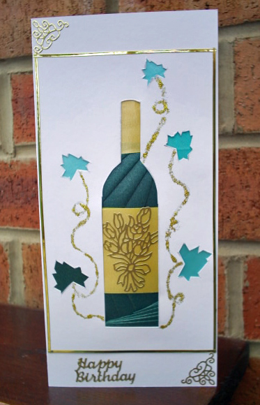 Wine Bottle by Sally Hickling