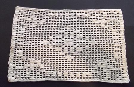 Star Square Doily by Sally Hickling