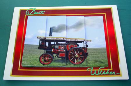 Vintage Traction Steam Engine by Sally Hickling