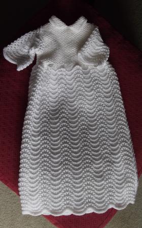 *christening Gown* in White and Gold Featured Gallery Photo