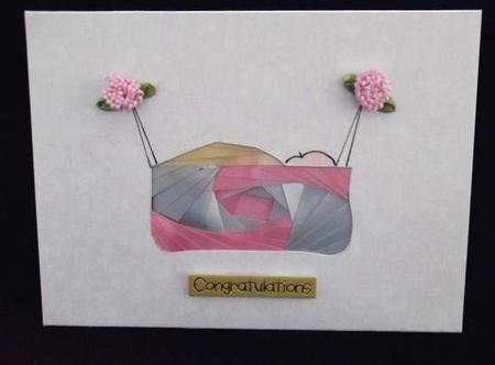 Hanging Baby Basket by Sally Hickling
