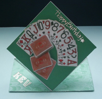 Poker Diamond Top by Sally Hickling