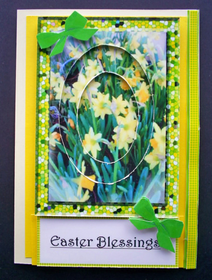Daffodil -easter Tunnel Sheet / Invertage Design Sheet by Sally Hickling
