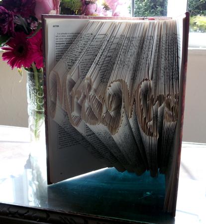 Book Folding Pattern for Mr&mrs by Sally Hickling