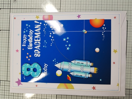 Happy Birthday Spaceman! Moveable Decoupage Featured Gallery Photo