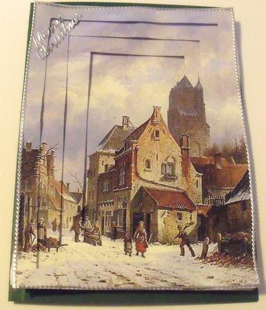A Winter Street Scene, Vintage by Sally Weight